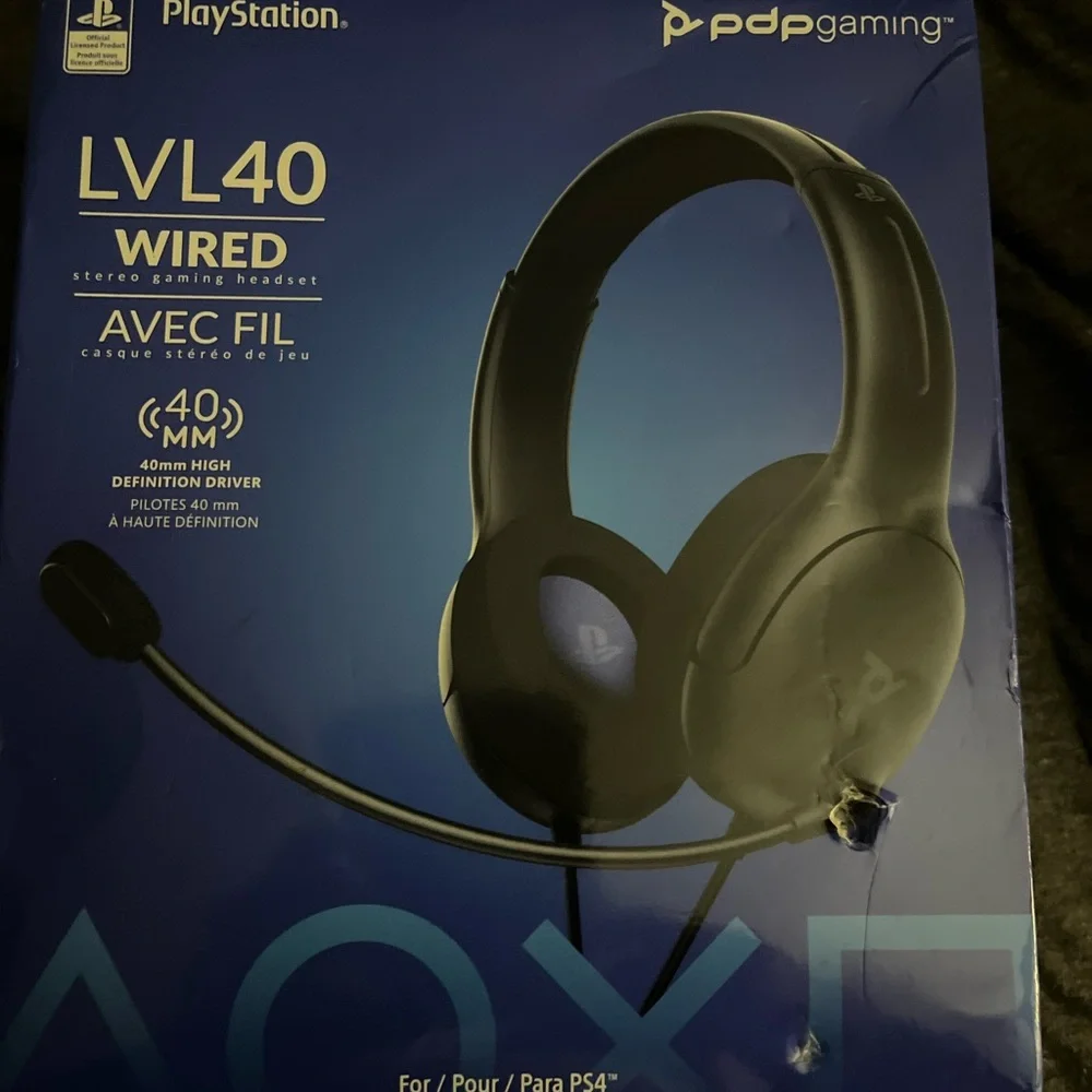 Sony PlayStation LVL40 Wired Gaming Headset - Black
